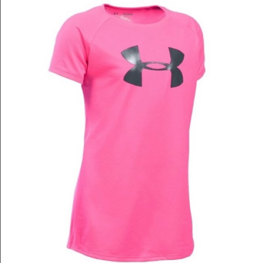 Under Armour Girls Big Logo Tee